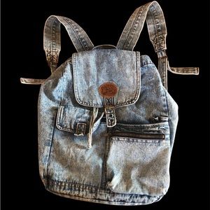 Vintage Denim Backpack
